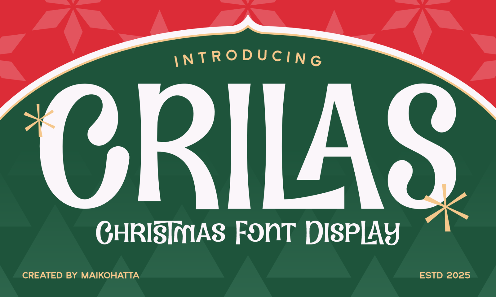Crilas – Christmas Display Font