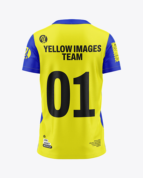 Kids Soccer Jersey Mockup