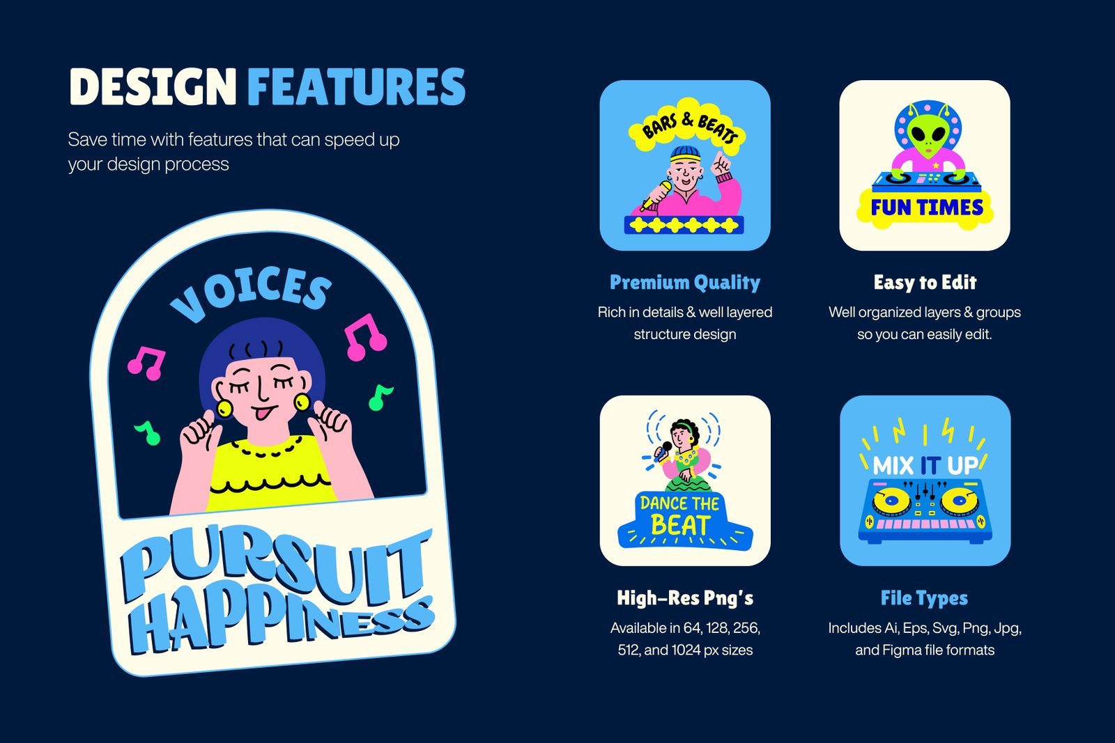 Music Stickers Collection