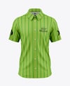 Men's Short Sleeve Shirt Mockup - Front View