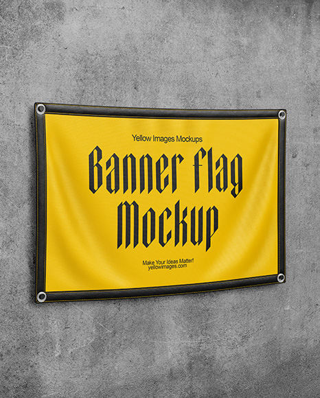 Banner Flag Mockup