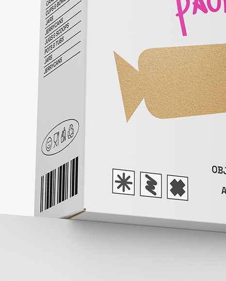 Paper Box Mockup
