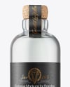 Dry Gin Bottle with Cork Mockup