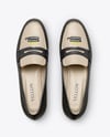 Women's Leather Loafers Mockup