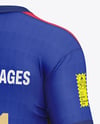 Soccer Jersey Mockup - Back Half Side View