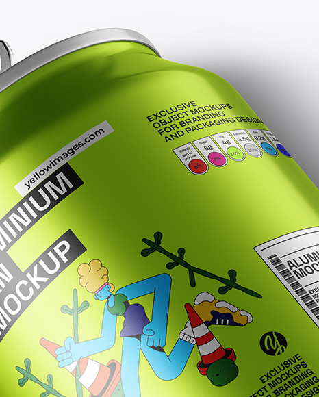 Aluminium Drink Can Mockup