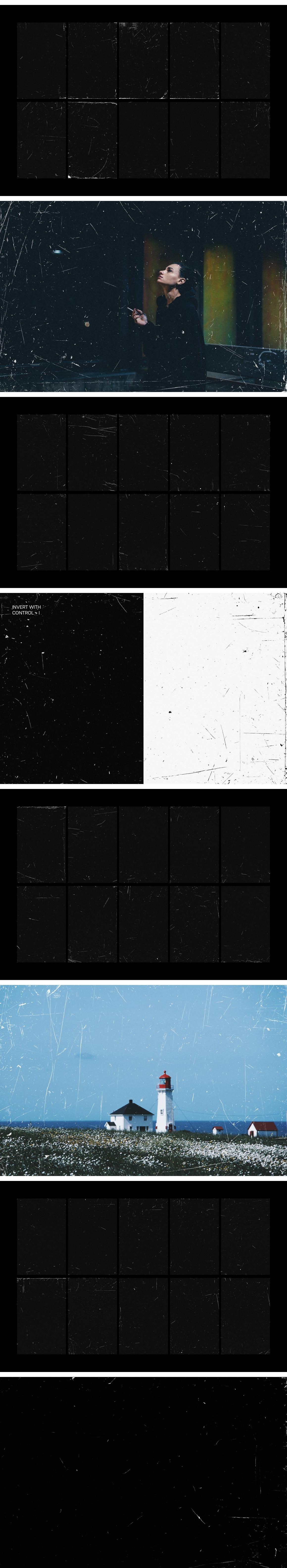 Black Dusty Textures Pack