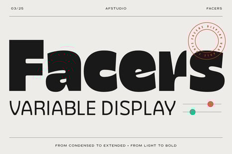 Facers - Bold font