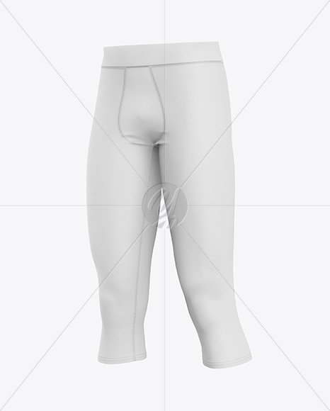 3/4 Men's Leggings Mockup
