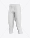 3/4 Men's Leggings Mockup