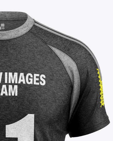 Heather T-Shirt Mockup - Front View