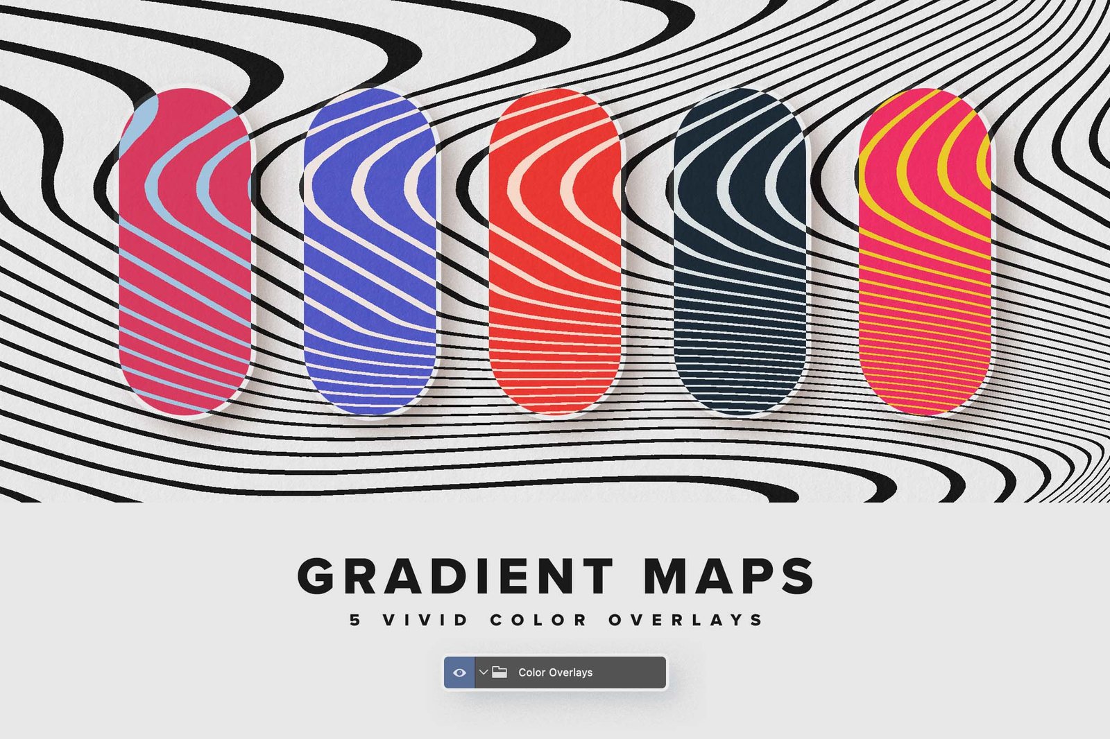 Abstract Warp Line Text Effects