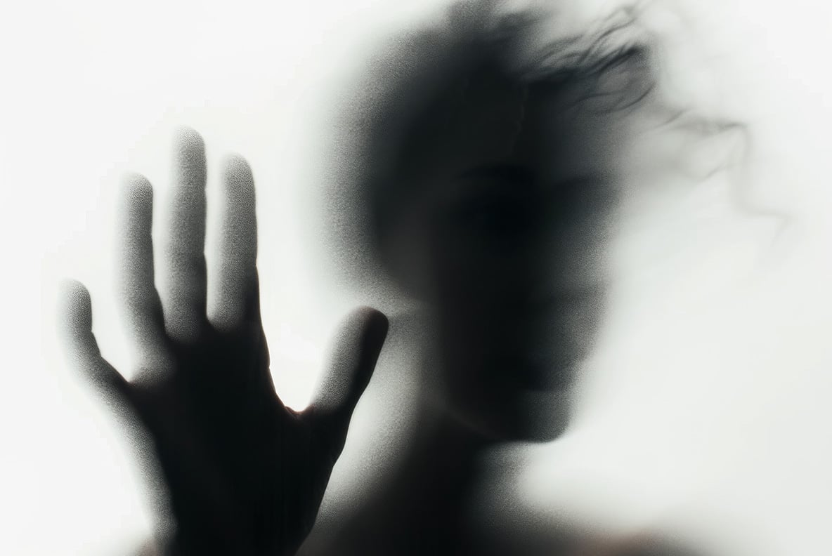 Blurred silhouettes