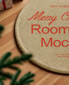 Christmas Little Round Carpet Mockup