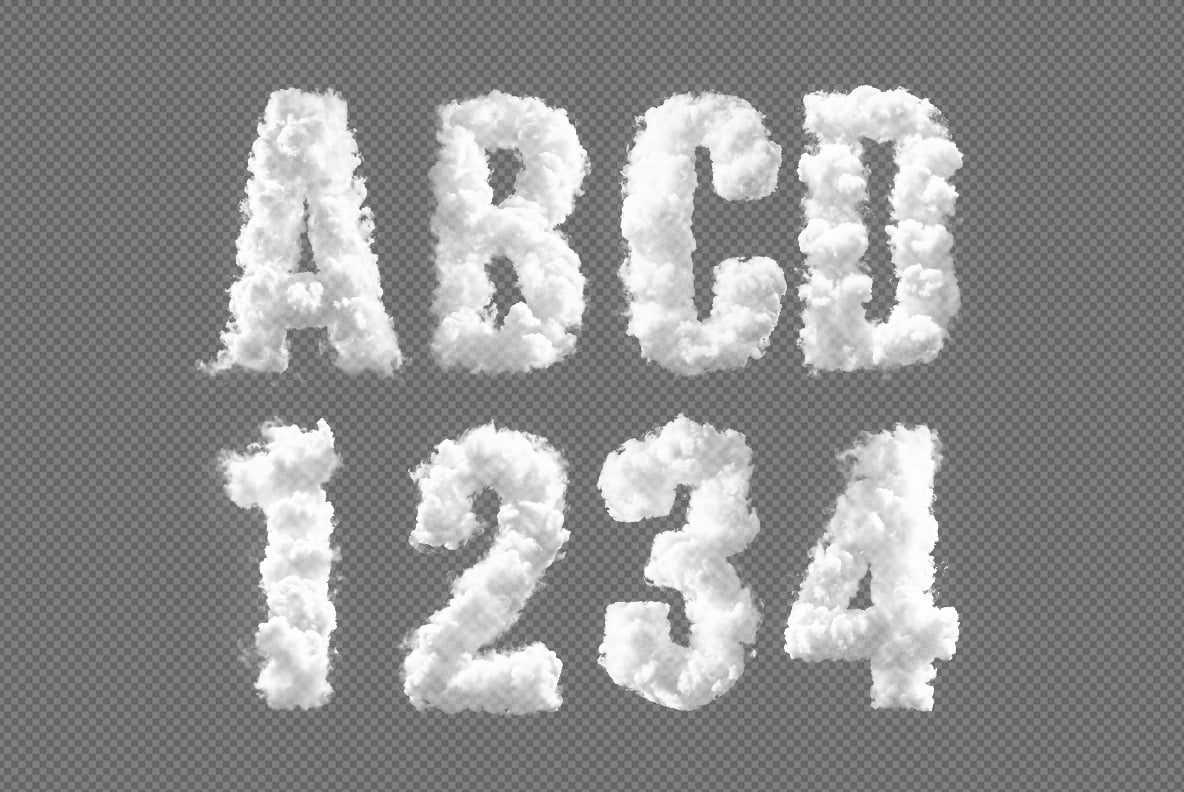 Puffy Clouds Font