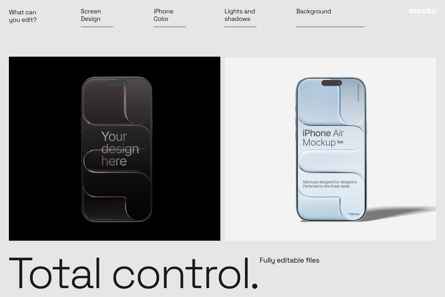 iPhone Air Mockup Set