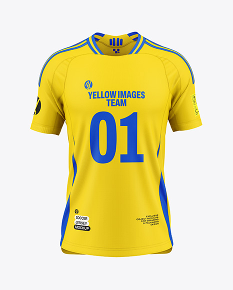 Soccer Jersey Mockup - Front View