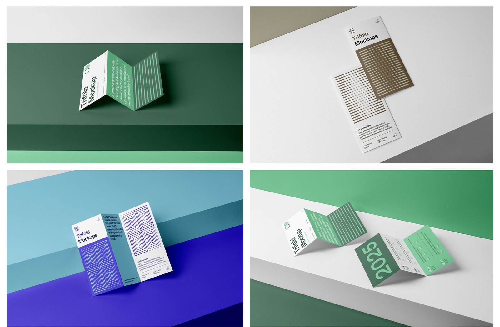 Studio Trifold Mockups