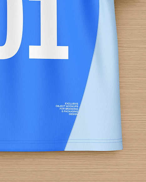 Soccer Training Kit Hanging inside a Wooden Locker Mockup