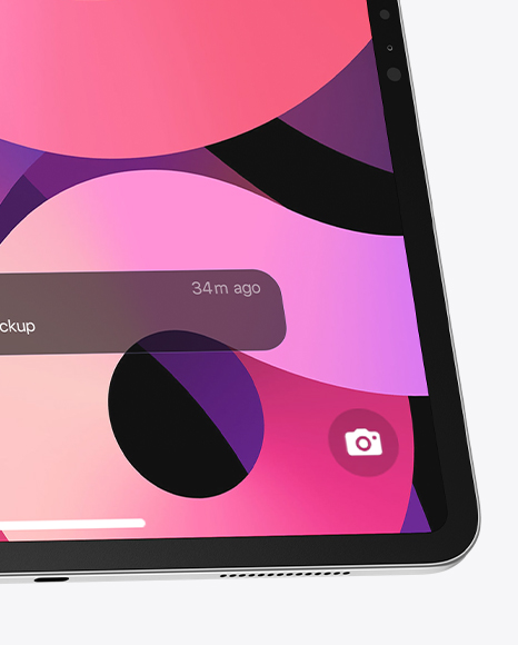 Two iPad Pro Mockup – Front & Back View