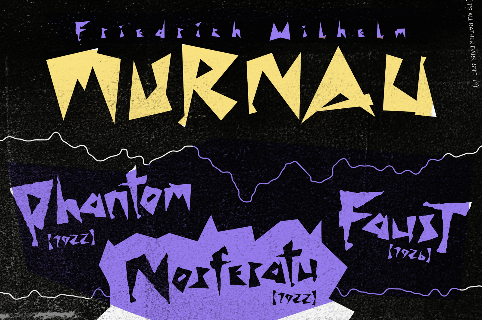 Shock Value - An Expressionist, Cartoon-ish, Horror Display Font.