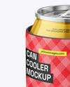 Fabric Stubby Holder - 330ml Can Cooler Mockup