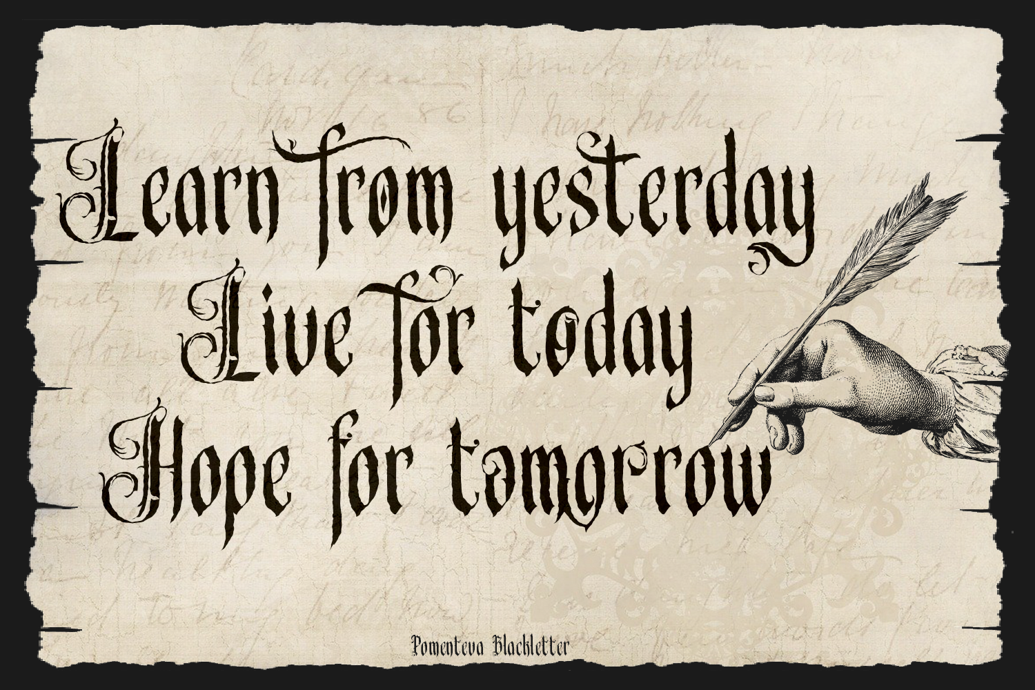 Pomenteva - Blackletter Font