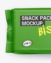 Matte Snack Pack Mockup - Top View