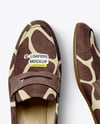 Pair of Suede Loafers Mockup