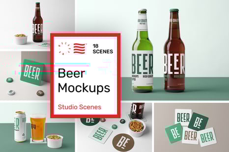 Beer Mockups - Product Mockups