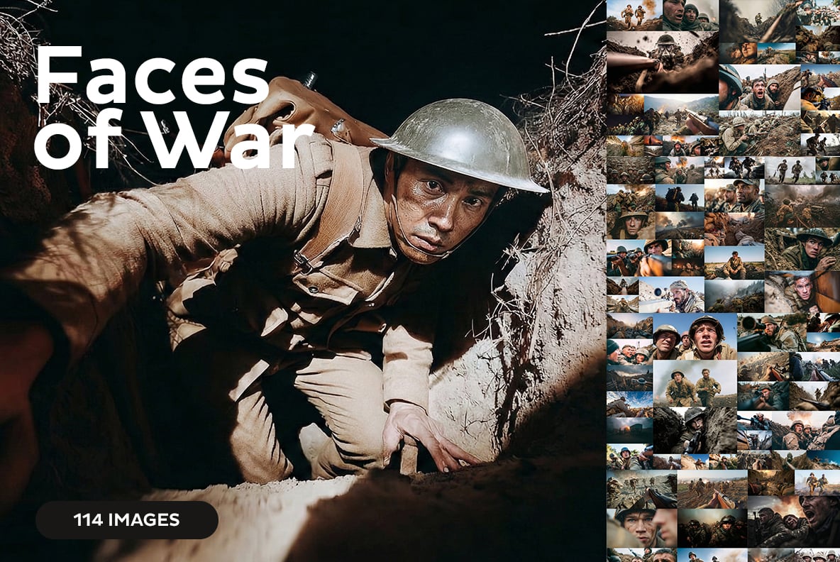 Faces of War - 114 images