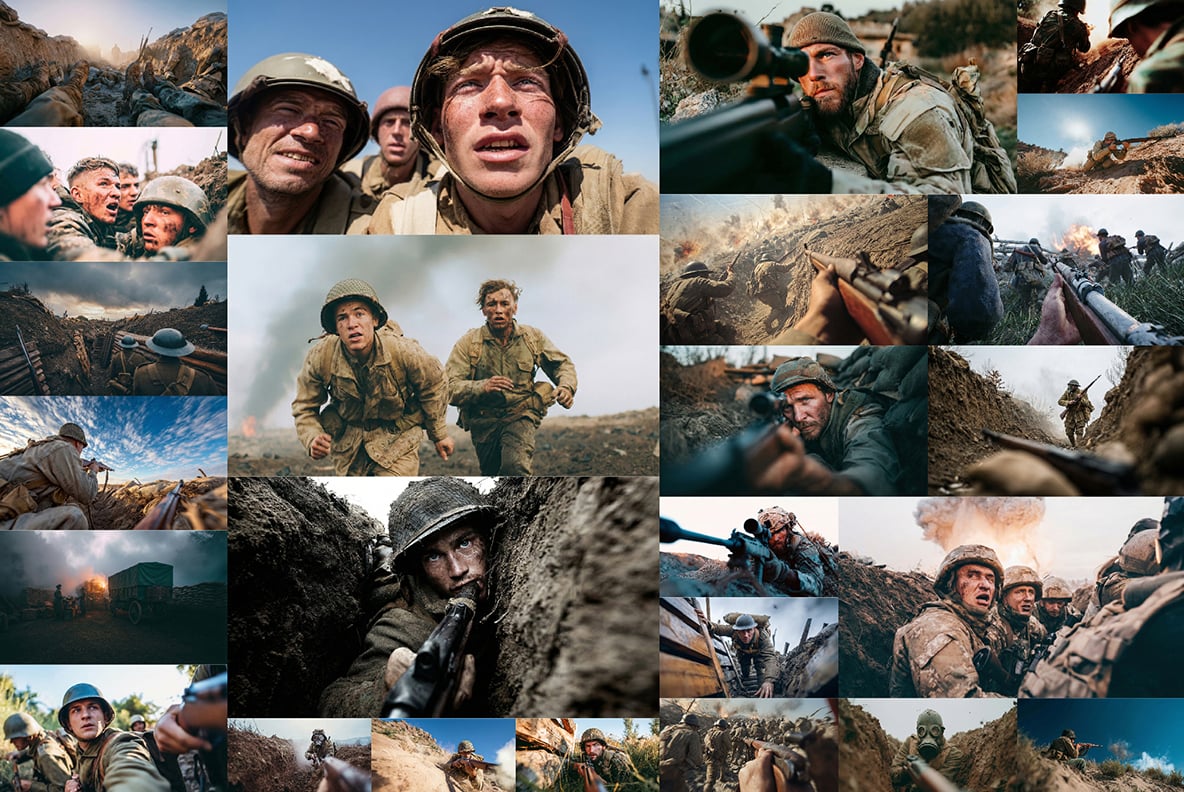 Faces of War - 114 images