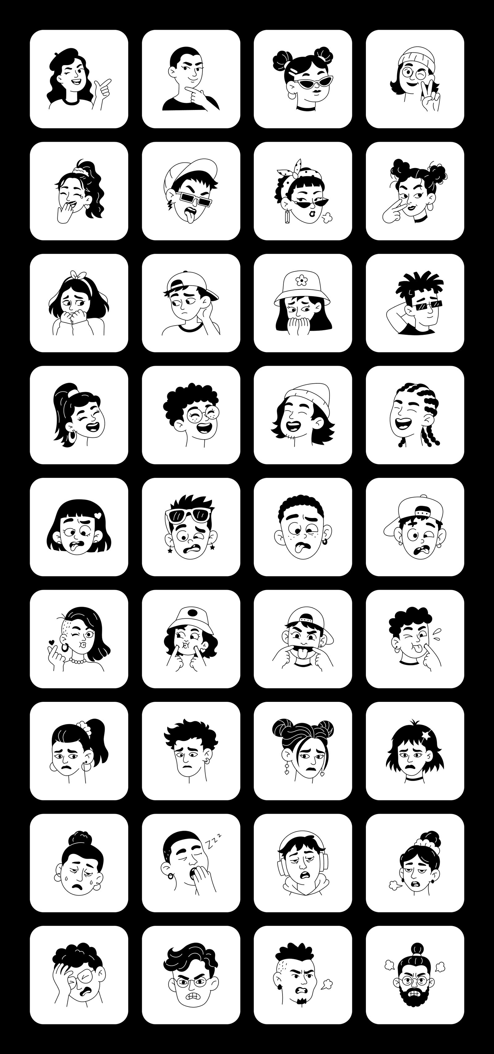 Facial Expressions Icons