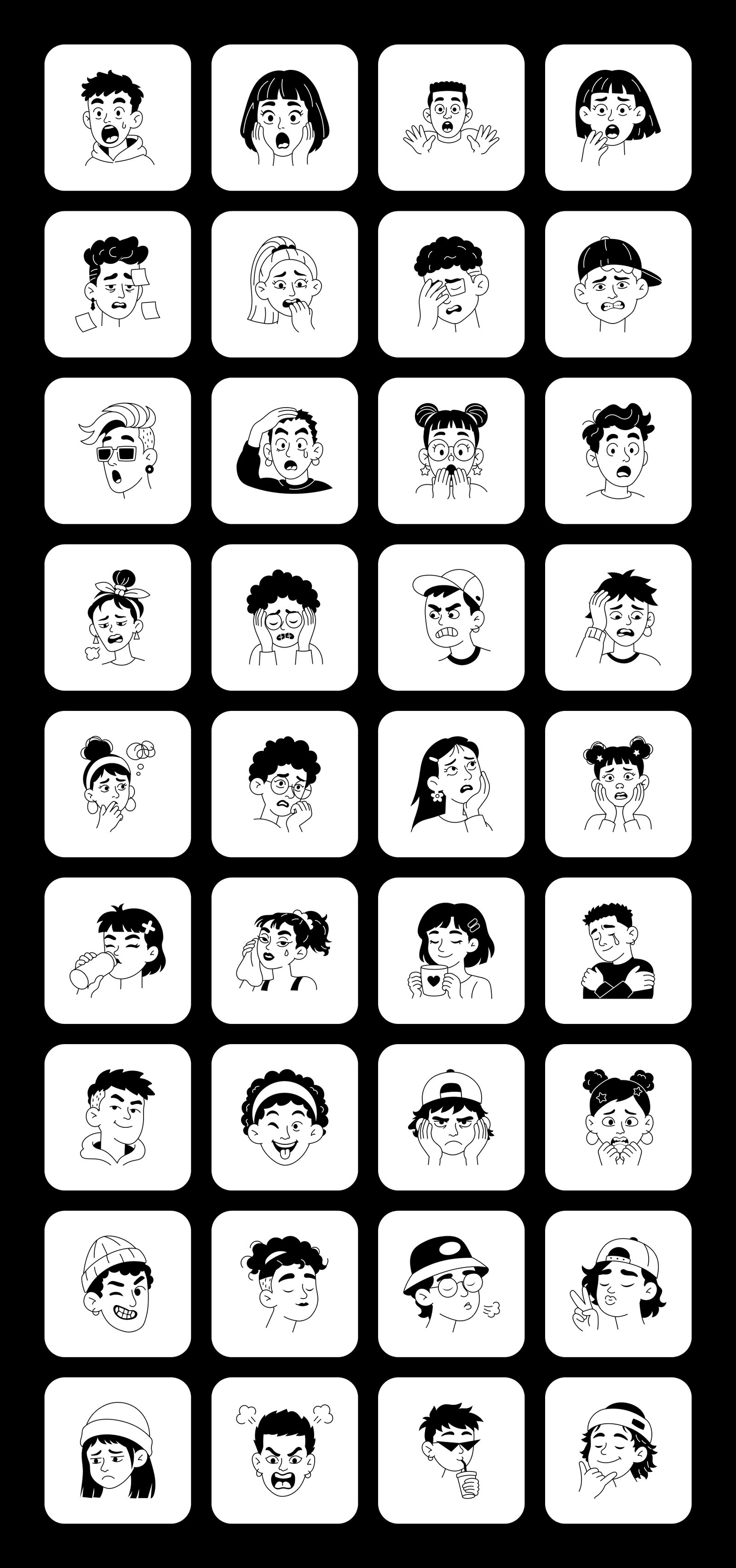 Facial Expressions Icons