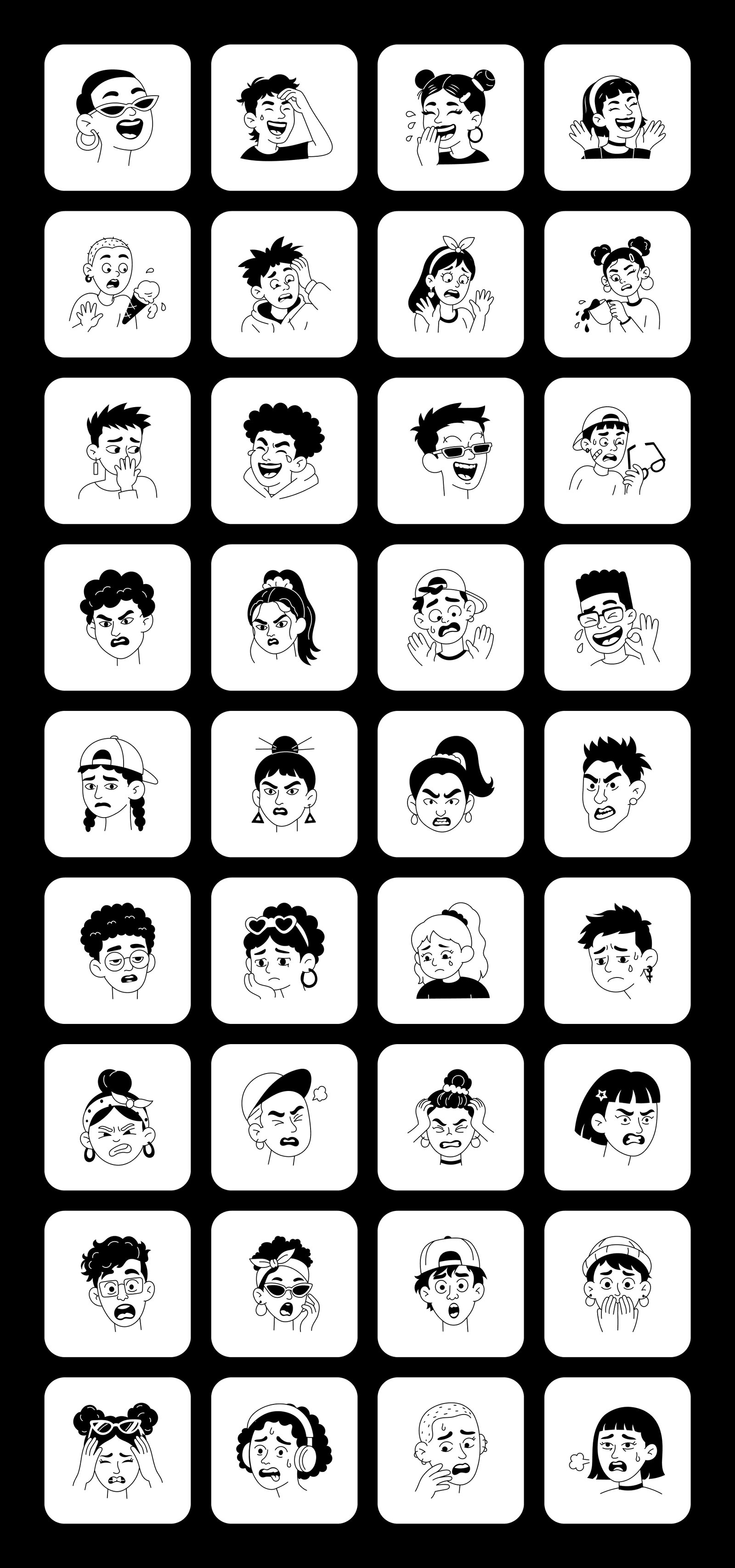 Facial Expressions Icons