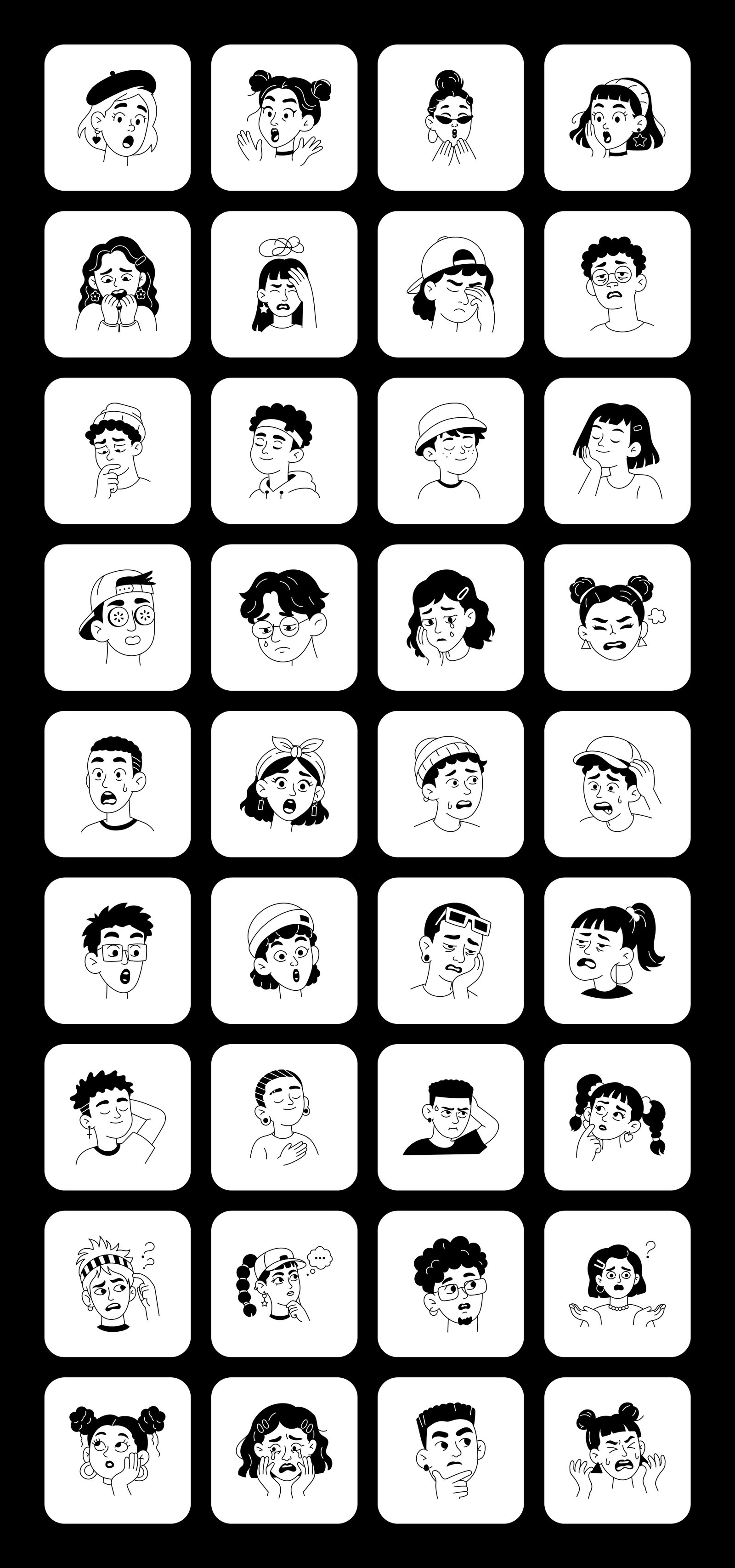 Facial Expressions Icons