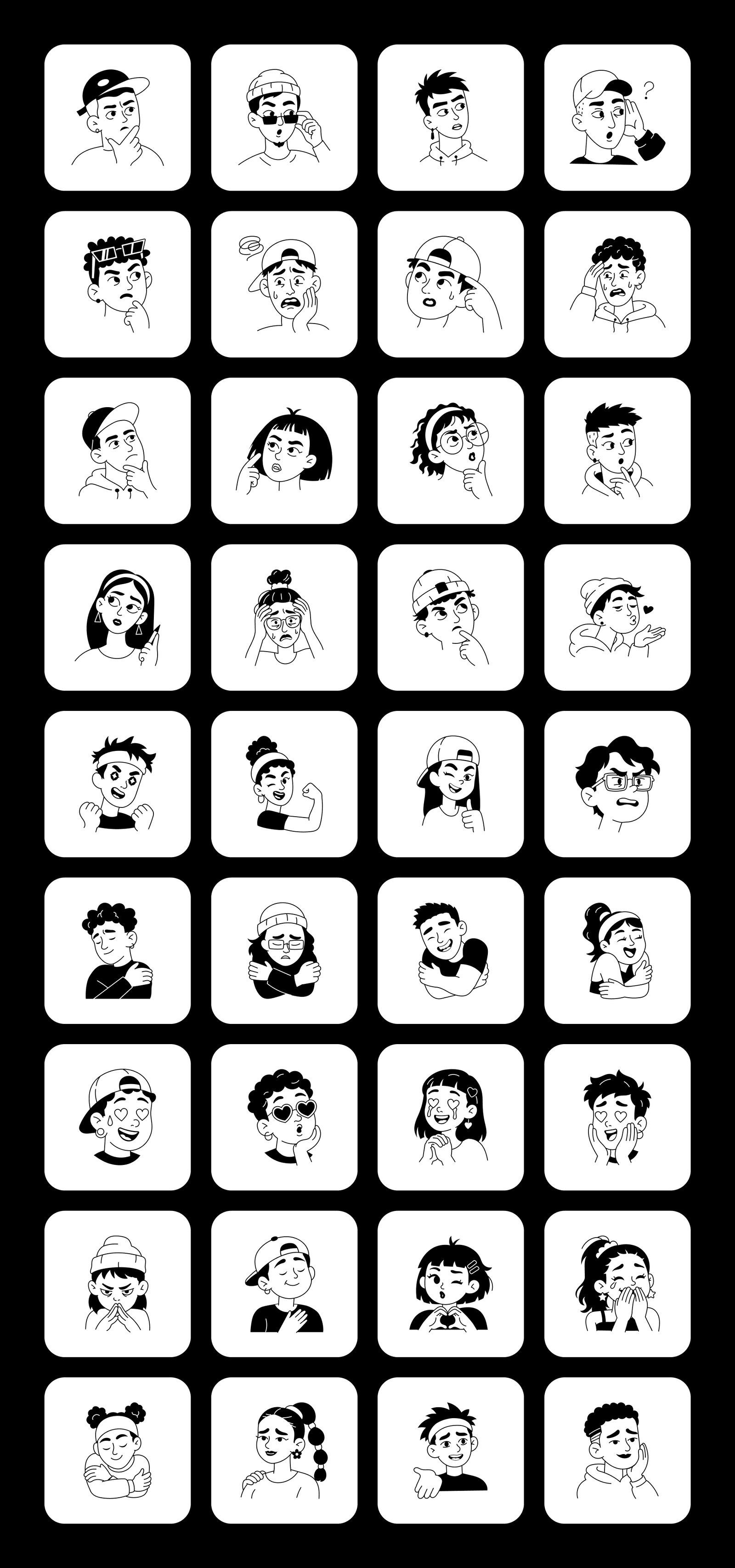 Facial Expressions Icons