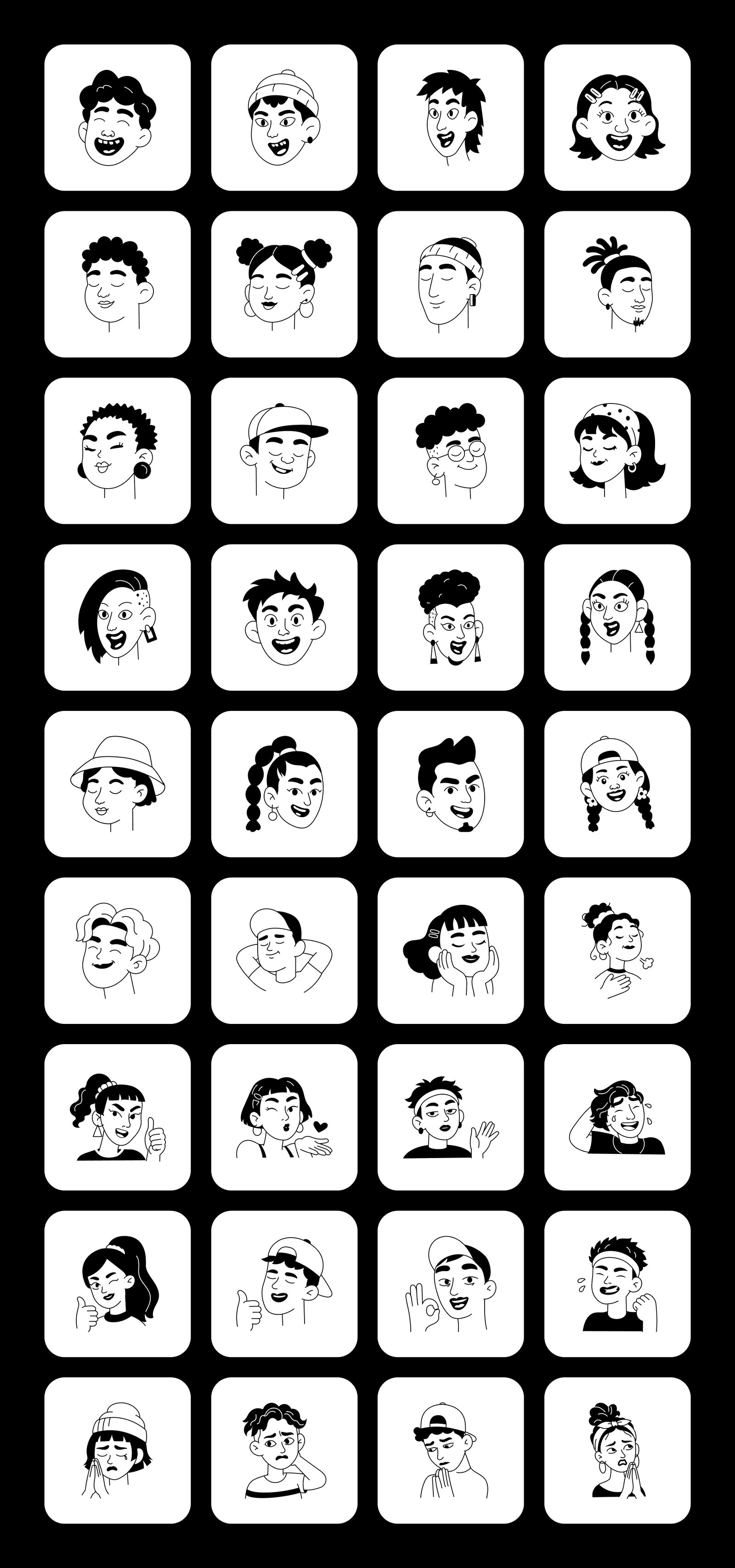 Facial Expressions Icons