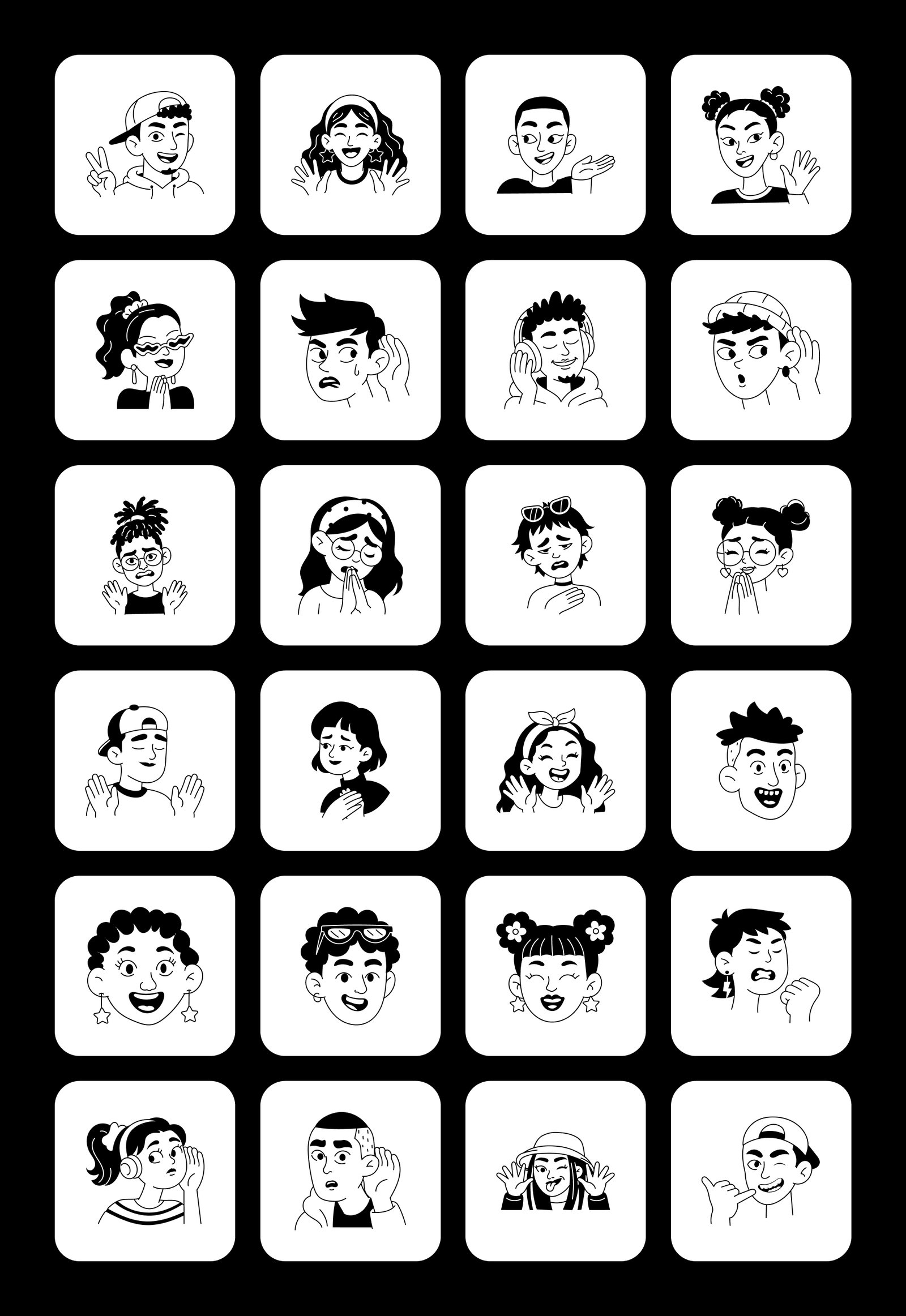 Facial Expressions Icons
