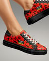 Pair of Sneakers on Woman's Legs Mockup