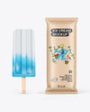 Kraft Flow Pack W/ Ice Cream Mockup