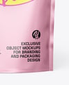 Matte Metallic Pouch Mockup