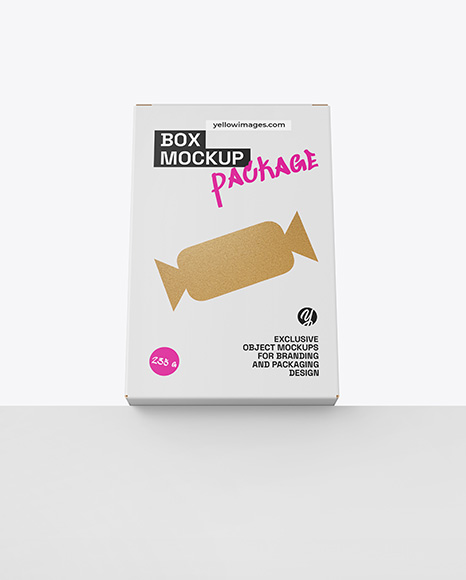 Paper Box Mockup - Cylindrical box mockup