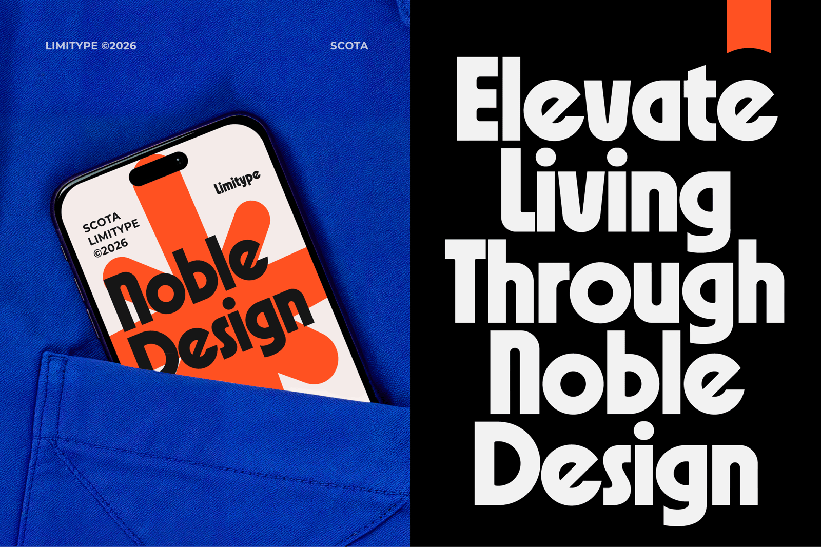 Scota - Bold Geometric Font