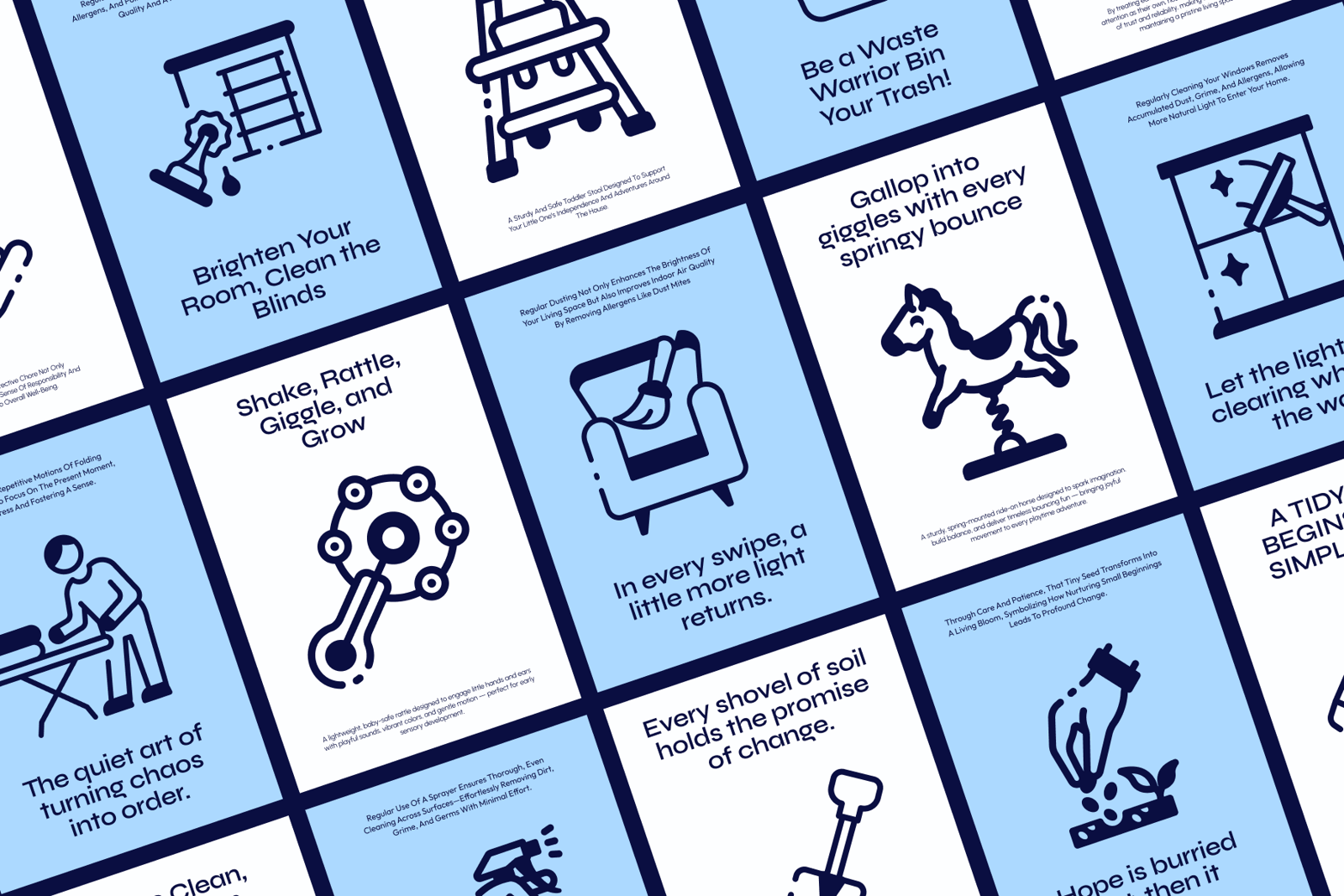 Family and Daily Life Icon Set