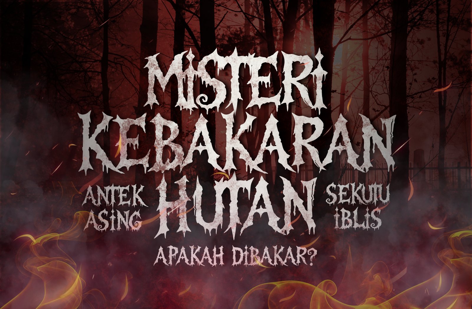 Fates Borgnes – Bloody Horror Font