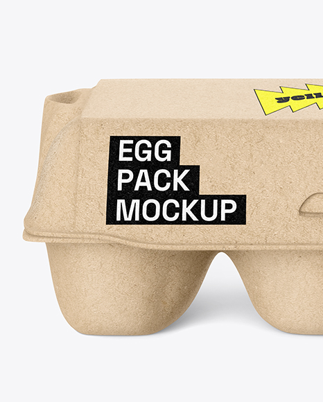 Egg Carton Packaging Mockup
