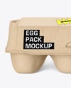 Egg Carton Packaging Mockup