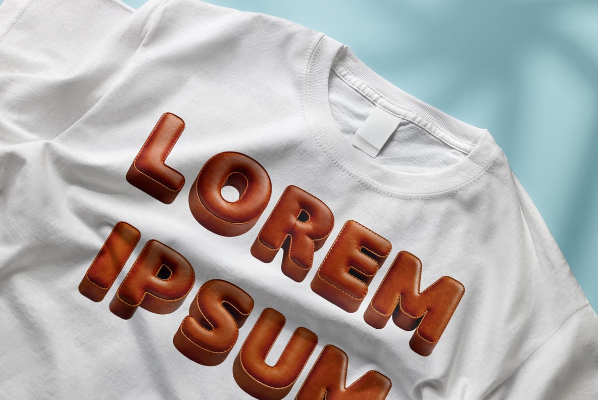 Brown Leather Font