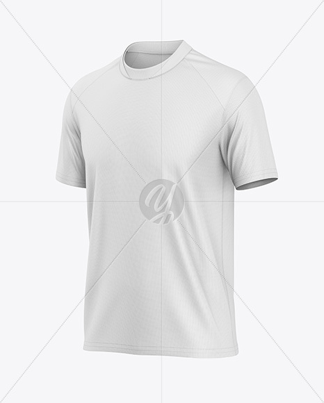 Soccer Jersey Mockup - Half Side View